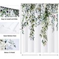 thumbnail image 6 of Shower Curtain Green Shower Curtains for Bathroom, Watercolor Green Leaf Shower Curtain Sets Waterproof Plant Shower Curtain Fabric Cloth Bathroom Curtains 72x72 inch with Hooks, 6 of 6
