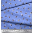 thumbnail image 2 of Soimoi Blue Cotton Duck Fabric Leaves & Berries Fruits Decor Fabric Printed Yard 42 Inch Wide, 2 of 3