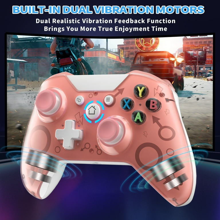UHM Wireless PC Controller for PC/PS3,PC Controller Wireless with 2.4G  Adapter Dual Vibration, Gray (NOT for Xbox/Xbox One) - Walmart.com