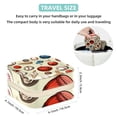 thumbnail image 5 of Baseball Travel Portable Square Jewelry Box for Rings, Earrings, Necklaces, Bracelets - Girls and Women, 5 of 6