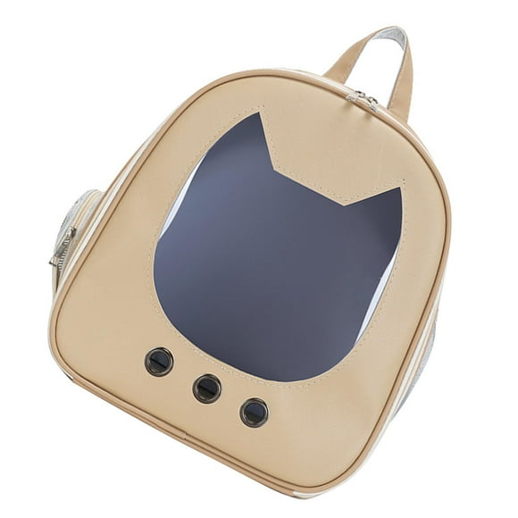 Mochila transportadora para gatos Bling Bling PVC cuero PU