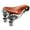 Honey, variant on B135 Unisex Saddle - Black - Chrome Steel w/ Double Springs