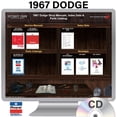 thumbnail image 2 of Detroit Iron OEM 1967 Dodge Shop Manuals, Sales Data & Parts Book on CD, 2 of 2