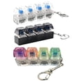 thumbnail image 4 of Keyboard Fidget Toy Keychain Realistic Clicky Keys Colorful Lights Stress Relief Gift For Office School, 4 of 10