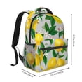 thumbnail image 2 of Disketp Lemon Seamless Pattern Oil Painting Effect Mochila Estampada para Hombre y Mujer – Mochila Ligera Clásica con Múltiples Bolsillos para Universidad, Trabajo y Viajes-One Size, 2 of 5