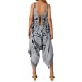 thumbnail image 4 of Genuiskids Women Casual Baggy Jumpsuits Owl Print Loose Suspender Swing Bib Romper Harem Jumpsuit Loose Fit Funny Clothes, 4 of 9