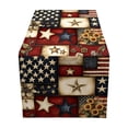 thumbnail image 2 of Uklsqma Star Multicolore Chemin de Table Imprimé, Polyester Tissé Style Lin 183 x 33 cm pour Décoration de Table à Manger, 1 Pce, 2 of 6
