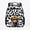 Cow Print Highland Cattle, variant on French Bulldog Toddler Backpack for Little Explorer Boy Girl Age 2-6, 13.5 Inch Preschool Kindergarten Bookbag, Lightweight Breathable Daypack with Top Handle