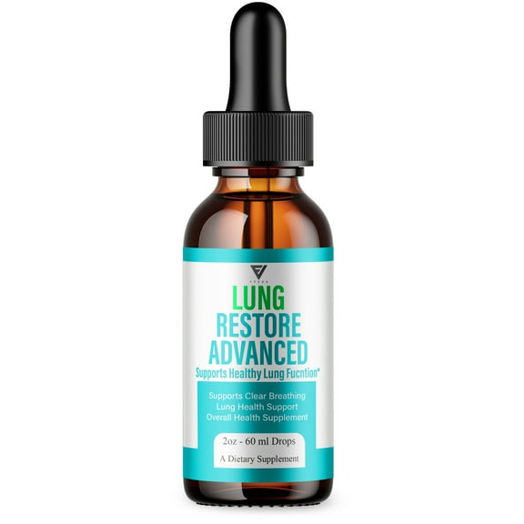 Lung Restore Drops, LungRestore Advanced Lung Flow Support Drops (2oz)