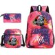 thumbnail image 1 of Three-piece schoolbag casual backpack for boys and girls students with printed large capacity outdoor backpack, 1 of 1