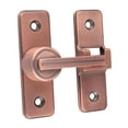 thumbnail image 4 of Cerradura para puerta de granero, duradera, de 180 grados, para interior, con pestillo para puerta, seguridad para el hogar Oro rosa de 180 grados., 4 of 9