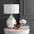 thumbnail image 6 of JONATHAN Y Sasha 30.75" Glass/Metal LED Table Lamp, Mercury Silver, JYL1066A, 6 of 8
