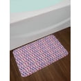 thumbnail image 2 of Owl Print Bath Mat, Repetitive Pattern Colorful Abstract Ornamental Bird Image, Plush Bathroom Decor Mat with Non Slip Backing, 29.5" X 17.5", Multicolor, by Ambesonne, 2 of 2