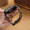 thumbnail image 4 of TECH CIRCLE for Apple Watch 42mm 44mm 45mm 49mm Leather Band Men Women, Vintage Genuine Wristband Replacement Strap for iWatch Ultra2 Ultra SE2 SE Series 9 8 7 6 5 4 3 2 1,Brown, 4 of 6