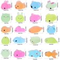 thumbnail image 4 of Purpurina Squishy LEEHUR Mochi, 20 unidades, animales que brillan en la oscuridad, 4 of 8