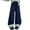 Navy, variant on Kids Teen Girls Pants Corduroy Patchwork High Waist Pants Wide Leg Casual Trousers,Size 5-15 Years