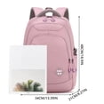 thumbnail image 4 of jiaxiM School Backpacks Sturdy Multi Compartment Shoulder School Bag for Ages 5th 6th 8th 10th, Primary, Middle Elementary, Campus, Travel, After School Activities, 4 of 5