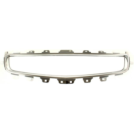 Grille Trim Compatible with CHEVROLET MALIBU 2008-2012 Center Grille Chrome - CAPA