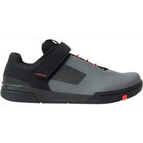 Crank Brothers Stamp SpeedLace Men's Flat Shoe - Gray/Red/Black, Size 12.5
