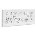 thumbnail image 2 of Stupell Industries Farmhouse Put Your Feet Up Canvas Art, 48 x 20, by Lux + Me Designs, 2 of 8