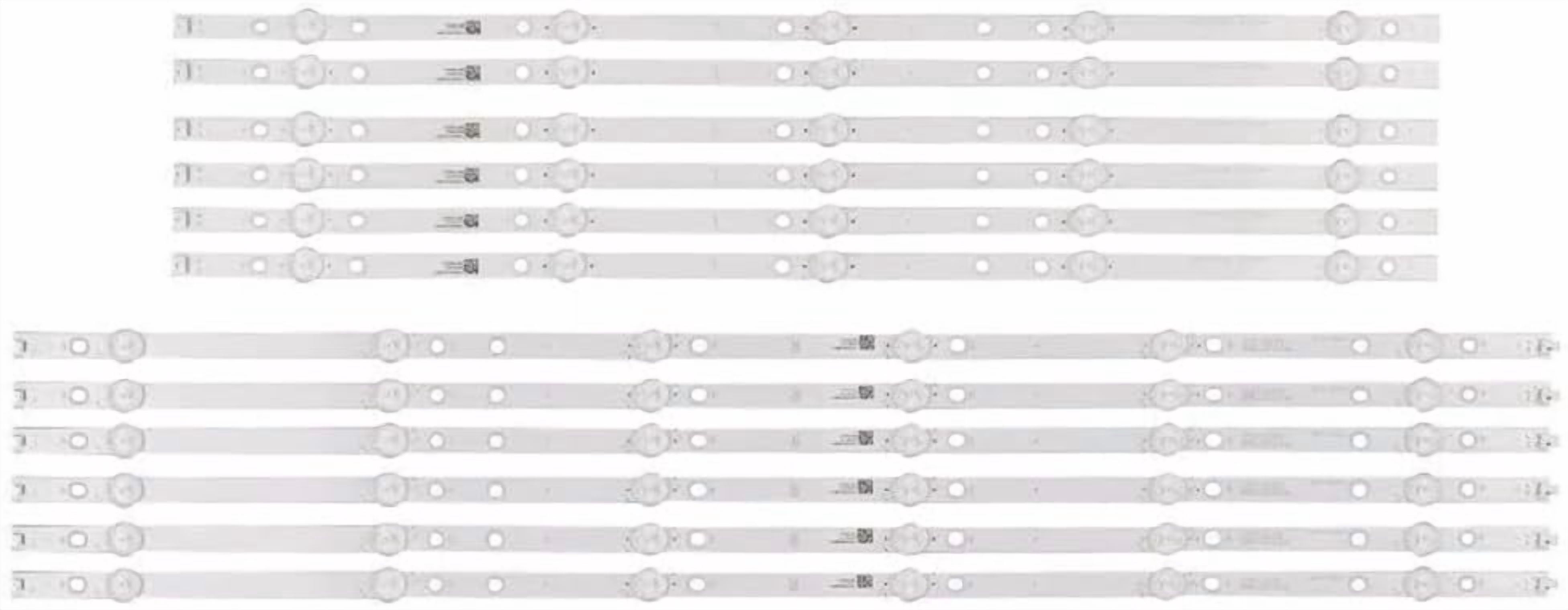 12PCS LED Back Light Strips Replacement for Element LB65065 E4SW6518RKU E4ST6519RKU Replacement for Insignia NS-65DF710NA21