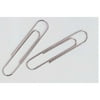 School Smart Non-Skid Jumbo Paper Clip, 2 Inches, Silver, Pack of 100