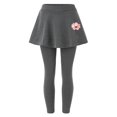 thumbnail image 4 of Pantalones de pijama Gibobby mujer Ropa interior casual navideña Botas térmicos falsos de dos piezas Gris XL, 4 of 5