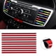 thumbnail image 2 of Sidaley Paquete de 10 embellecedores universales para ventilación de aire acondicionado de coche, tiras de moldura de salida, decoración Automoción decorativa y accesorios, 2 of 6