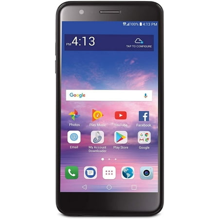 TracFone LG Premier Pro 4G LTE Prepaid Smartphone Locked - Black - 16GB - Sim Card Included - CDMA