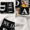thumbnail image 5 of Custom Blanket with Photos Personalized Text Blankets for Adult Customized for Dad Mom Soft Fleece Throw Blanket Mother's Day Anniversary Valentine 10 Photos A Blankets, 5 of 5