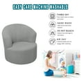 Fattazi Stretch Armchair Slipcovers Round Club Chair Couch Cover