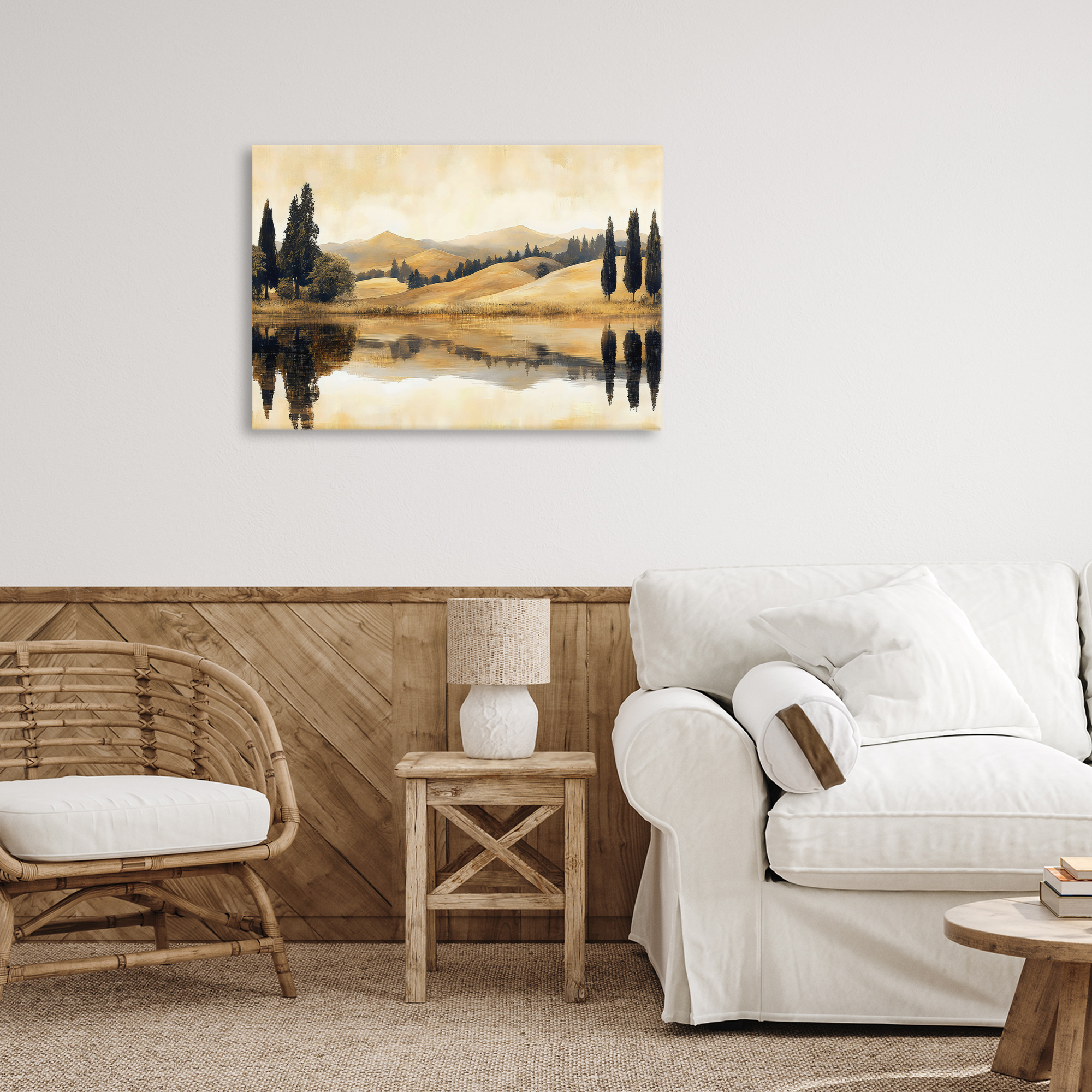 Stupell Industries Reflective Fields View Canvas Wall Art design by LSR Creative Studio, 16 x 24