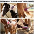 thumbnail image 2 of 2PCS Pet Grooming Tools - Double-Sided Brush for Shedding and Bathing, Suitable for Short/Long Haired Dogs Cats and Horses, Deshedding Dog Brush, Mane & Tail Combs for Horses - Pet Supplies,Pink, 2 of 8