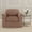 Brown, variant on SureFit Ultimate Stretch Suede 2 Piece Chair Slipcover Luggage