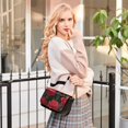 thumbnail image 6 of Crossbody Bags for Women Casual Lightweight Travel Handbags Red Roses Pattern, 6 of 7