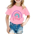 thumbnail image 1 of Vêtements Garçon T-Shirts Graphiques à Col Rond Vêtements d'Été pour Filles Ensembles pour Filles 2T, 1 of 3