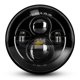 thumbnail image 1 of Faro LED negro de 7 pulgadas con aprobación Dot, compatible con motocicleta Tour FLD Softail Heritage Street Glide Road King Electra Glide Yamaha V-Star Road Star Wrangler, 1 of 1