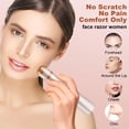 thumbnail image 3 of Afeitadora facial 3 en 1 para mujer ZARRSON, impermeable y recargable, 3 of 8
