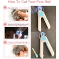 thumbnail image 5 of Cortauñas para perros y gatos, cortauñas para perros, cortauñas para mascotas con luz LED, cortauñas para gatos con protector de seguridad, cortauñas, 5 of 5