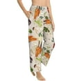 thumbnail image 2 of Xecao Cute Vegetables Women's Straight Lounge Pajama Pants: The Epitome of Relaxed Sleepwear, 2 of 9