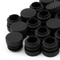 thumbnail image 3 of Uxcell 24 Piezas Tapones de Fin de Plástico Negro para Tubos Inserciones de 19mm Diámetro, 3 of 5