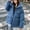 Blue, variant on Womens Winter Coats with Hood Jackets for Women Long Sleeve Full Zipper Solid Coat Pocket Button Thick Top Warm Loose Fall Winter Versatile Party Warm Outerwear,Beige