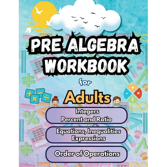 Math Bridge Building Activities Summer Math Pre Algebra Workbook for Adults Bridge Building Activities: Essential Skills Practice Worksheets, Book 1, (Paperback)