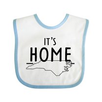 Inktastic It's Home- State of North Carolina Outline Boys or Girls Baby Bib