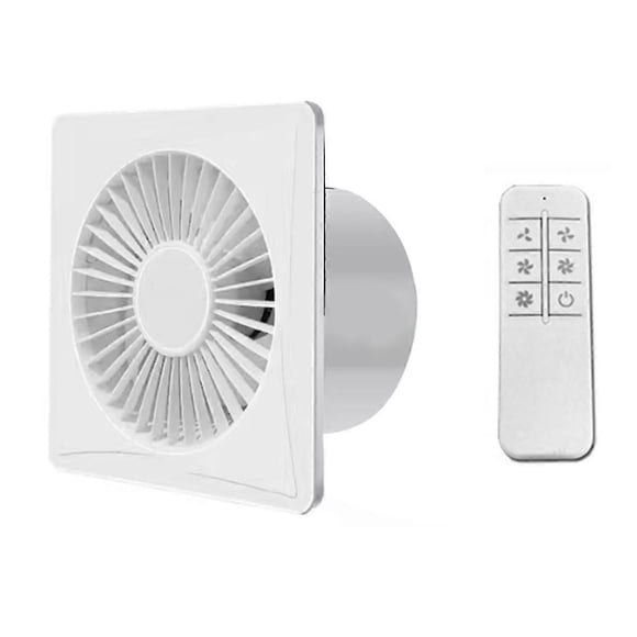 6Inch Adjustable Speed Frequency Conversion Ventilator Fan Exhaust Fan with Remote Control for Bath