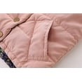 thumbnail image 5 of LittleSpring Toddler Girls Pink Vest Sleeveless Solid Color Snap Button Soft Vest Jacket Warm Outerwear 4T, 5 of 8