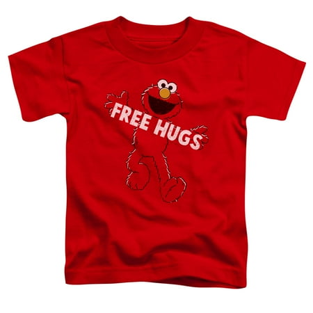 

Sesame Street - Free Hugs - Toddler Short Sleeve Shirt - 4T