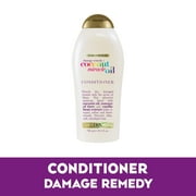 OGX Extra Strength Damage Remedy + Coconut Miracle Oil Frizz Control Daily Conditioner, 25.4 fl oz