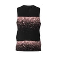 thumbnail image 2 of Rocae Rose Gold Glitter1 for Men's Basketball Jersey Lightweight and Breathable Athletic Tank Top,Quick-Drying Sports Jersey Small, 2 of 9