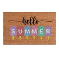 thumbnail image 4 of 1 Pcs Summer theme carpet prevention Door Mat 23" x 15" Decorative Doormat Welcome Non Slip Seasonal Rubber Front Door Rugs for Indoor Outdoor Floor Washable Waterproof Entrance Standing Mat, 4 of 9